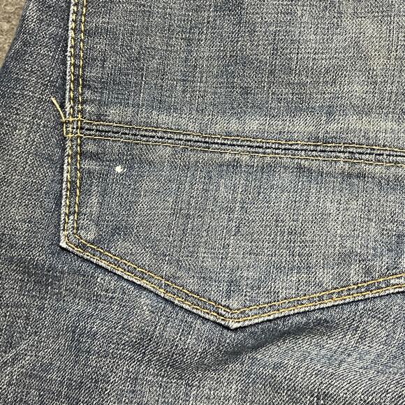 Op Jeans 1972 Slim Straight Men's Size 32x30 Well Worn Broke in ** Flaws Read ** - Picture 7 of 9